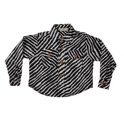 Tura Turi Boys Opaque Striped Casual Shirt image 5