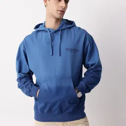 Mast & Harbour Typography Printed Pure Cotton Hooded Sweatshirt image 2