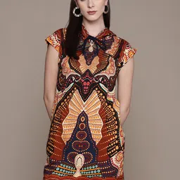 Label Ritu Kumar Bohemian Print A-Line Mini Dress-picture-24