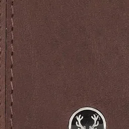 Allen Solly Men Brown Solid Leather Two Fold Wallet image 5