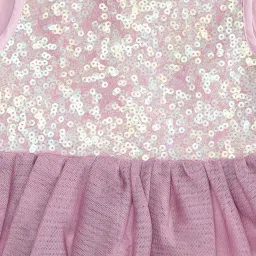 Pantaloons Baby Dusty Pink Cotton Embellished Dress image 4