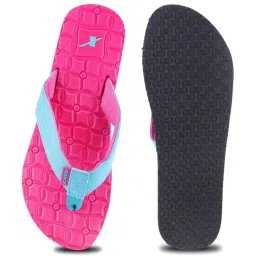Sparx Women's Pink Flip Flops image 4