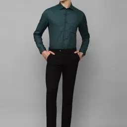 Louis Philippe Gods & Kings Green Cotton Regular Fit Printed Shirt image 4