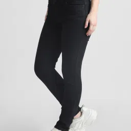 Only Black Blended  Skinny Fit Mid Rise Jeans image 4
