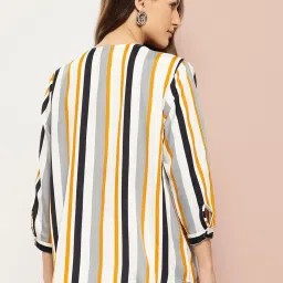 Qurvii Multi Striped Top image 2