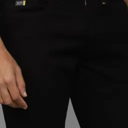 Allen Solly Black Slim Fit Lightly Washed Jeans image 4