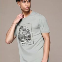 Vimal Jonney Grey Regular Fit Printed T-Shirt-picture-30