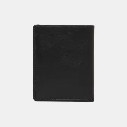 Carlton London Black Solid Bi-Fold Wallet for Men image 2