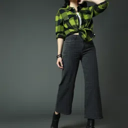 High Star Black Cotton Relaxed Fit Mid Rise Jeans image 4