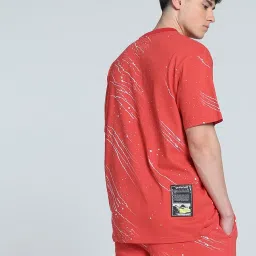 Puma Rosso Corsa Cotton Regular Fit Printed T-Shirt image 2