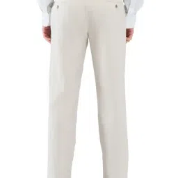 Park Avenue Grey Regular Fit Trousers image 2