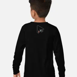 HELLCAT Black Printed Full Sleeves T-Shirt image 2