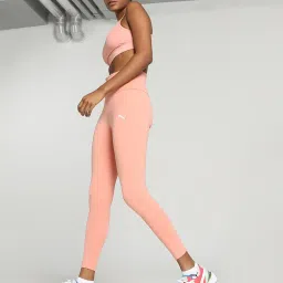 Puma Peach Cotton High Rise Sports Leggings image 4