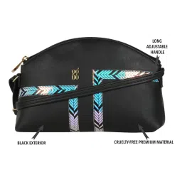 Baggit Black Small Cross Body Bag image 2