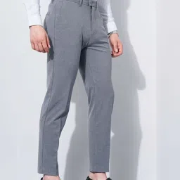 Celio Grey Slim Fit Trousers image 4