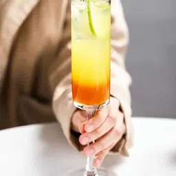 Smokey Cocktail Transparent Sleek Sparkle Champagne Glass (175ml) - Set of 6 image 2