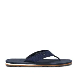 Louis Philippe Men's Navy Thong Sandals image 1
