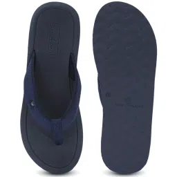 Louis Philippe Men's Navy Thong Sandals image 5