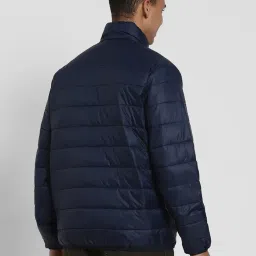 American Eagle Navy Regular Fit Quilted Puffer Jacket image 2