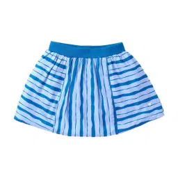 Ed-a-Mamma Kids Blue Striped Skirt-image-0
