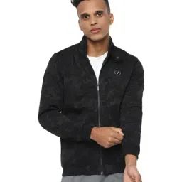 Van Heusen Black  Regular Fit Camouflage Jacket-picture-43