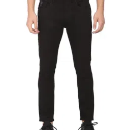 u.s. polo assn. Men Black Cropped Fit Mid Rise Jeans-picture-13