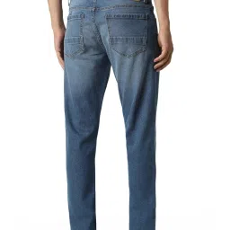 Peter England Blue Cotton Slim Fit Jeans image 2