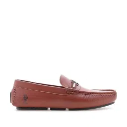 U.S. Polo Assn. Men's FRITOF 2.0 Tan Casual Loafers image 2