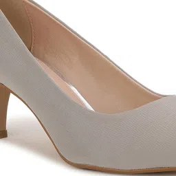 Bata Women's Grey Stiletto Pumps image 4