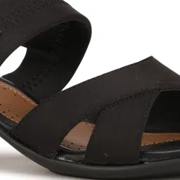 Bata Women's Black Sling Back Sandals image 4