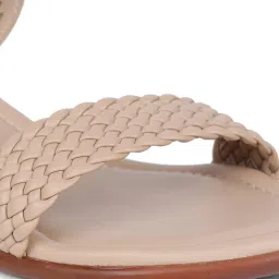 Bata Women's Beige Ankle Strap Sandals image 4