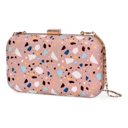 Modern Myth Pink Printed Clutch image 2