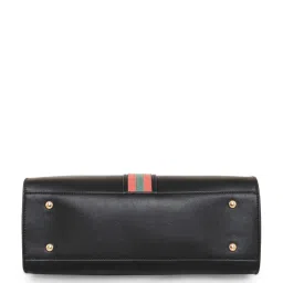 Esbeda Elegant Classic Black PU Solid Handbag image 4