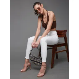 Miss Chase White Skinny Fit Jeans image 4