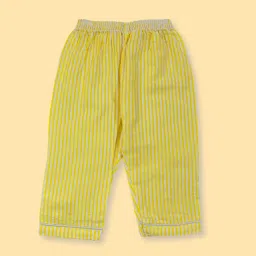 Tippy Top Unisex Yellow Cotton Applique Regular Fit Shirt with Pants image 4