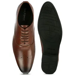 San Frissco Men's Brown Oxford Shoes image 4