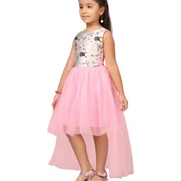Aarika Kids Pink Printed Dress image 3