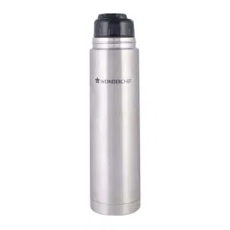 Wonderchef Double Wall Silver Stainless Steel Hot and Cold Flask (750 ML) image 2