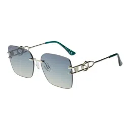 SCOTT Blue UV Protection Square Sunglasses for Women-picture-25