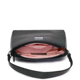 KLEIO Dark Green Solid Medium Hobo Handbag image 4