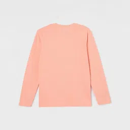 Fame Forever by Lifestyle Boys Peach Cotton Graphic T-Shirt image 2