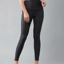 DOLCE CRUDO Dark Grey Slim Fit Treggings image 1