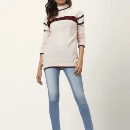 Honey by Pantaloons Pink Printed Sweater image 4