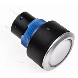 RS PRO Illuminated Push Button Switch Momentary 22.2 mm Cutout SPDT Red LED 250 V AC, 1758881-picture-12