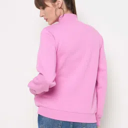 MADAME Pink Plain Sweatshirt image 2