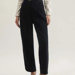 Iconic Navy Plain Trousers-picture-22