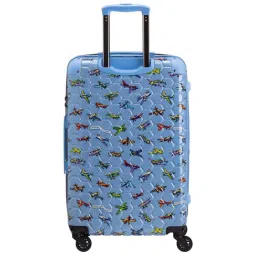 CARPISA 4 Wheel Blue Medium Hard Cabin Trolley - 42 cm image 4