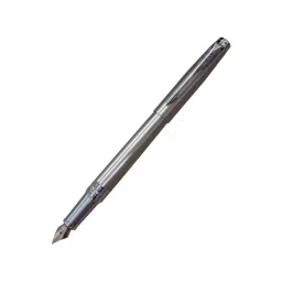 Parker ASTER Matte Black Chrome Plated CT Fountain Pen (Black), 8901198202035 image 1