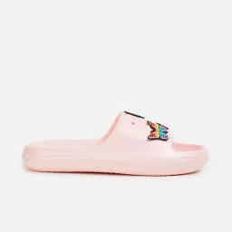 Fame Forever by Lifestyle Kids Pink Casual Slides image 2