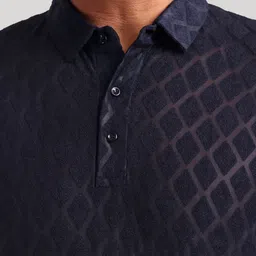 LUXURIT Men Polo Collar Pockets T-shirt image 2
